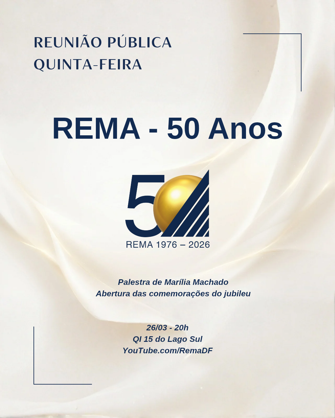REMA 50 anos: 1976 - 2026